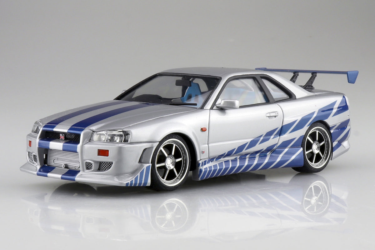 Chigun Aoshima 1/24 Nissan R34 Skyline GT-R Fast & Furious – Chigun Hobbies