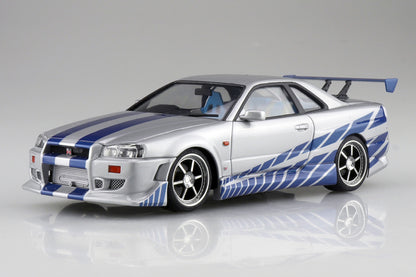 Aoshima 1/24 Nissan R34 Skyline GT-R Fast & Furious