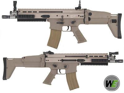 WE Tech SCAR MK-L GBBR (Tan)