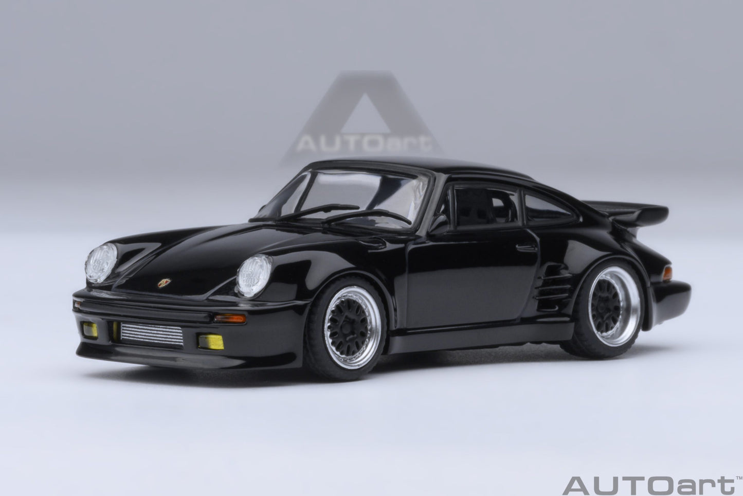 AUTOart 1/64 Porsche 911 (930) Turbo Wangan Midnight Blackbird