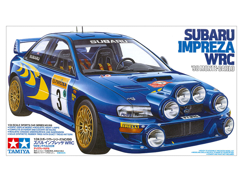 Tamiya 1/24 Subaru Impreza WRC '98 Monte-Carlo Rally