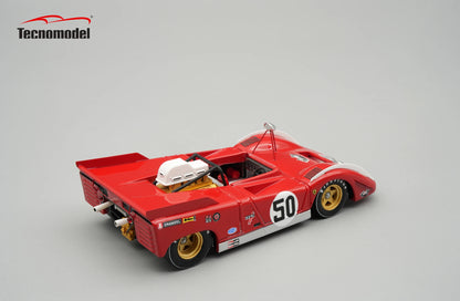 Tecnomodel 1/43 Ferrari 712 Can Am Watkins Glen 1971 #50 Team SEFAC Driver - M. Andretti