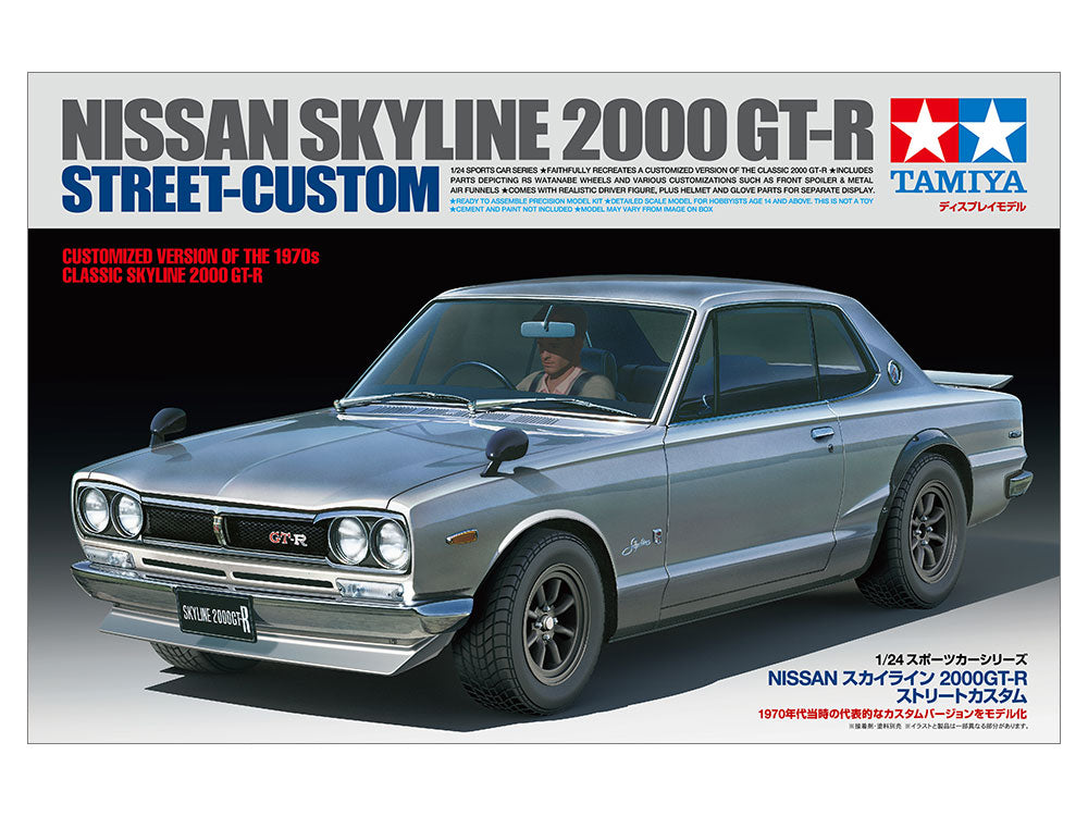 TAMIYA NISSAN SKYLINE 2000 GT-R STREET-CUSTOM