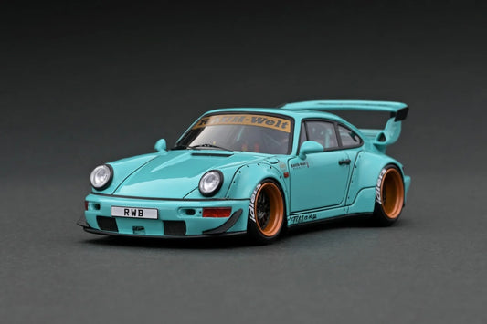 IG2516 Porsche RWB (Light Blue) 1/43 Ignition Model