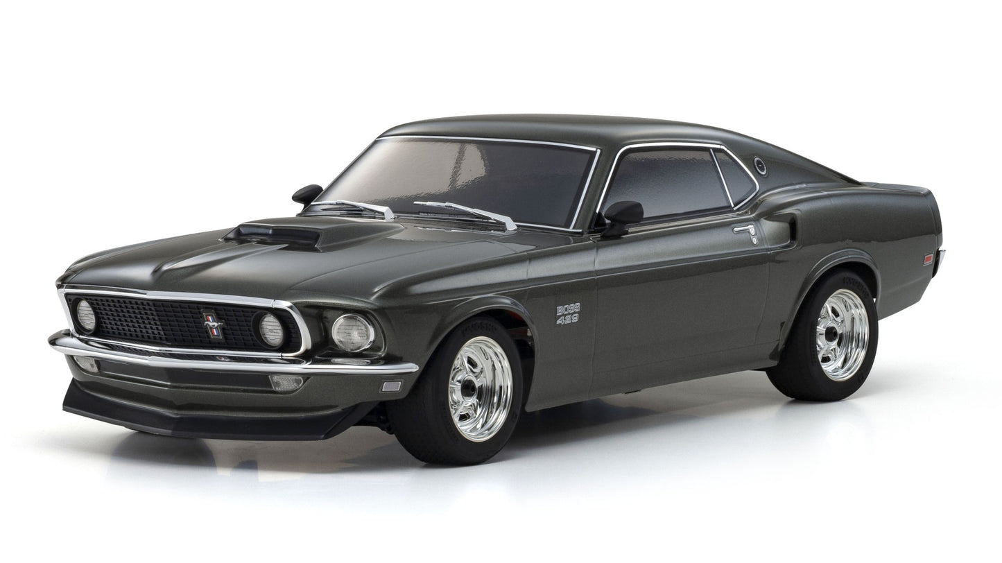 Kyosho 1/10 FAZER 4WD Ford Mustang Boss 429 (1969) Black Jade R/C (PRE-ORDER)