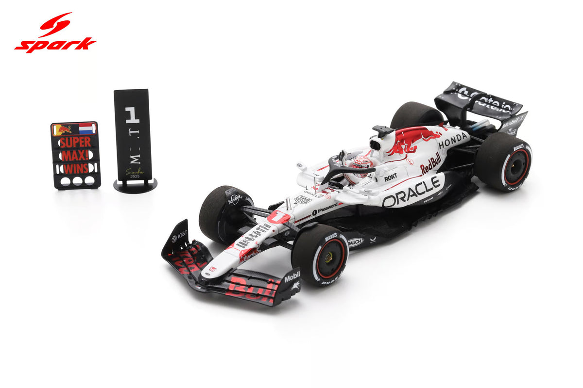 Spark 1/43 Red Bull Racing RB21 Winner Japanese GP 2025 Max Verstappen No.1