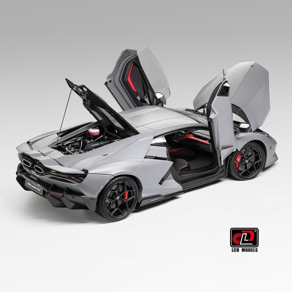 LCD Model 1/18 Lamborghini Revuelto (Matte Grey Colour)