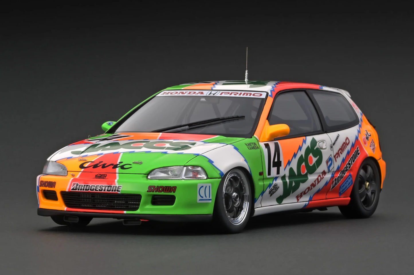 IG3050 JACCS Honda CIVIC EG6 (#14) 1993 JTC 1/18 Ignition Model