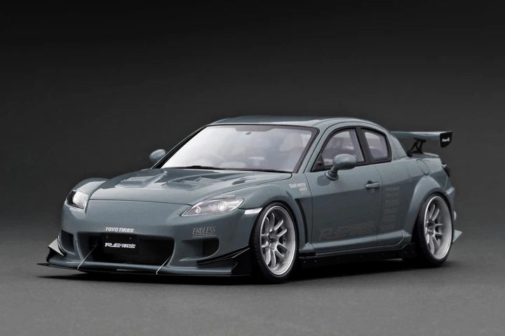 IG3180 Mazda RX-8 (SE3P) RE Amemiya Matte Gun Metallic 1/18 Ignition Model