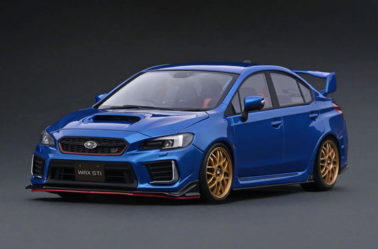 IG3609 SUBARU WRX (CBA-VAB) STI (Blue Metallic) 1/18 Ignition Model