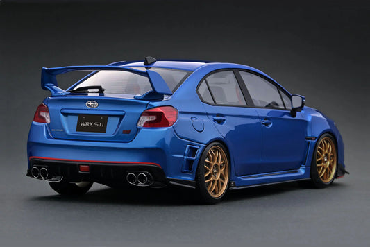 IG3609 SUBARU WRX (CBA-VAB) STI (Blue Metallic) 1/18 Ignition Model