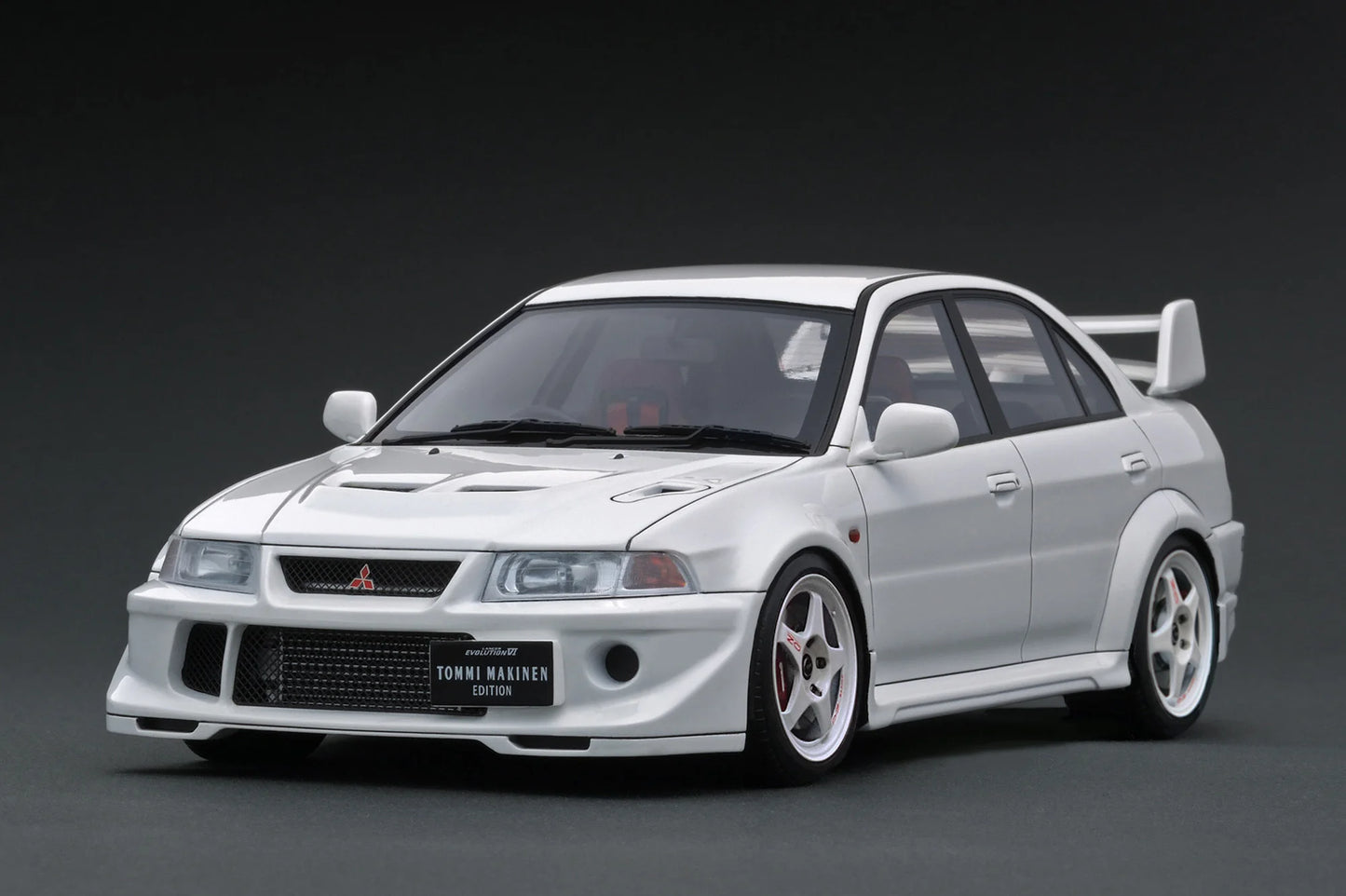 IG3683 Mitsubishi Lancer Evolution VI GSR T.M.E (CP9A) White 1/18 Ignition Model