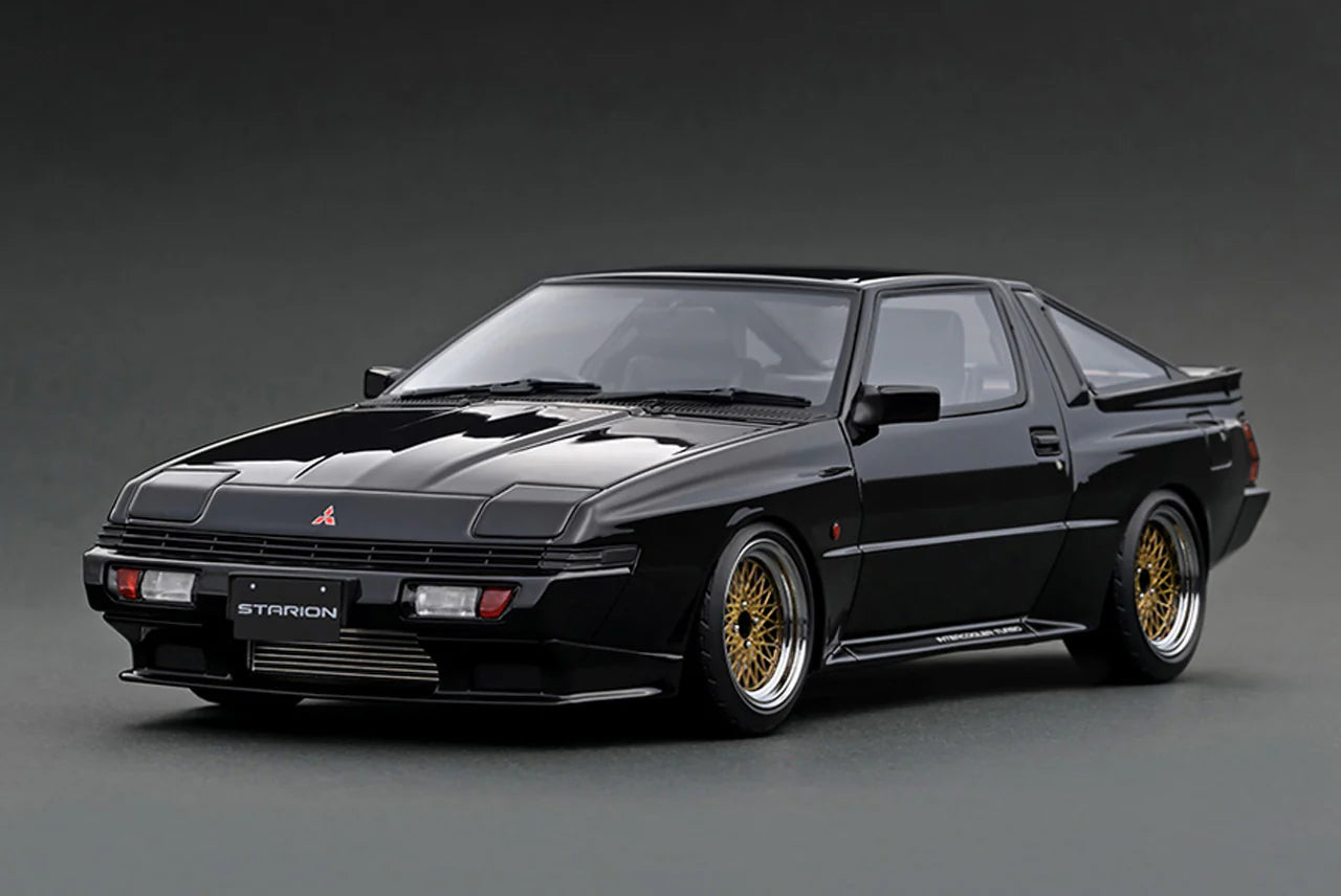 IG3709 Mitsubishi STARION 2600 GSR-VR (E-A187A) Black 1/18 Ignition Model