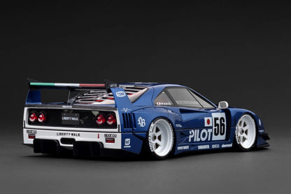 IG3753 Ferrari LB-WORKS 40 Blue Metallic 1/18 Ignition Model