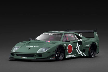 IG3789 Liberty Walk Ferrari F40 (Green) 1/18 Ignition Model