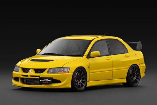 IG3837 Mitsubishi Lancer Evolution VIII MR (CT9A) Yellow 1/18 Ignition Model