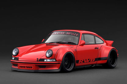 IG3874 Porsche RWB Backdate Red 1/18 Ignition Model