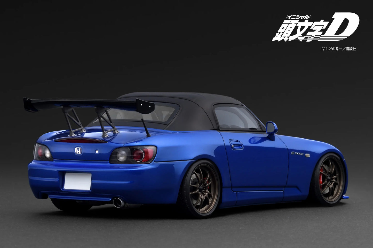 IG3916 INITIAL D Honda S2000 (AP1) Blue Metallic 1/18 Ignition Model