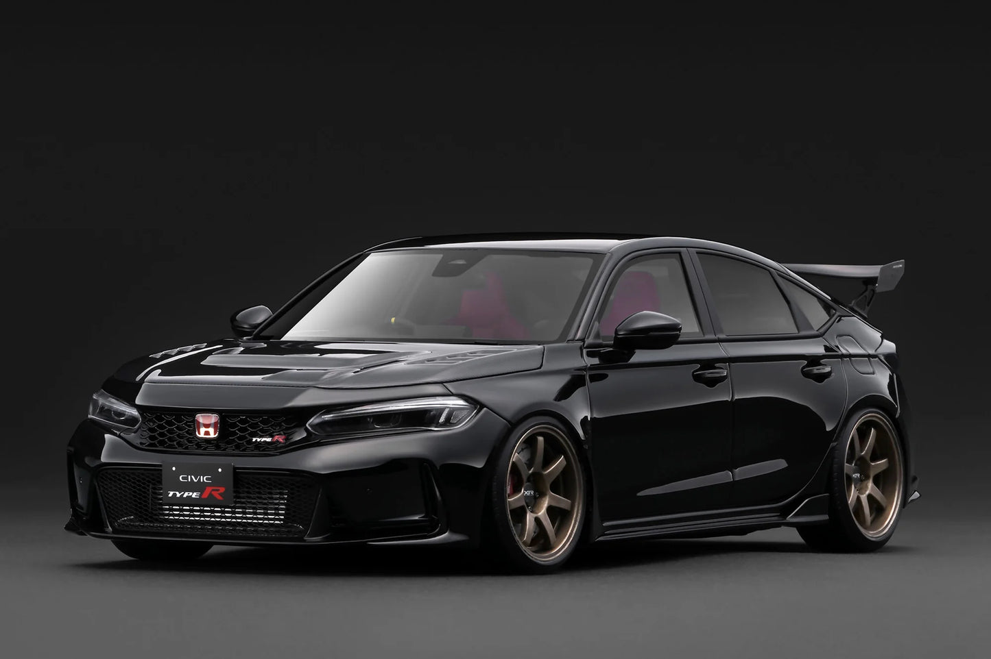 IG3936 Honda Civic Type-R J'S Racing (FL5) Black 1/18 Ignition Model (PRE-ORDER)