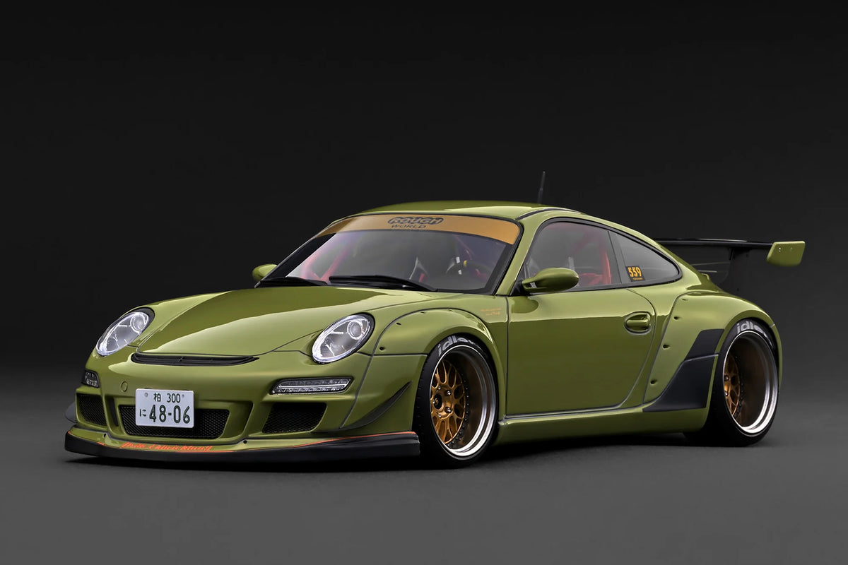 IG3960 Porsche RWB 997 Green 1/18 Ignition Model