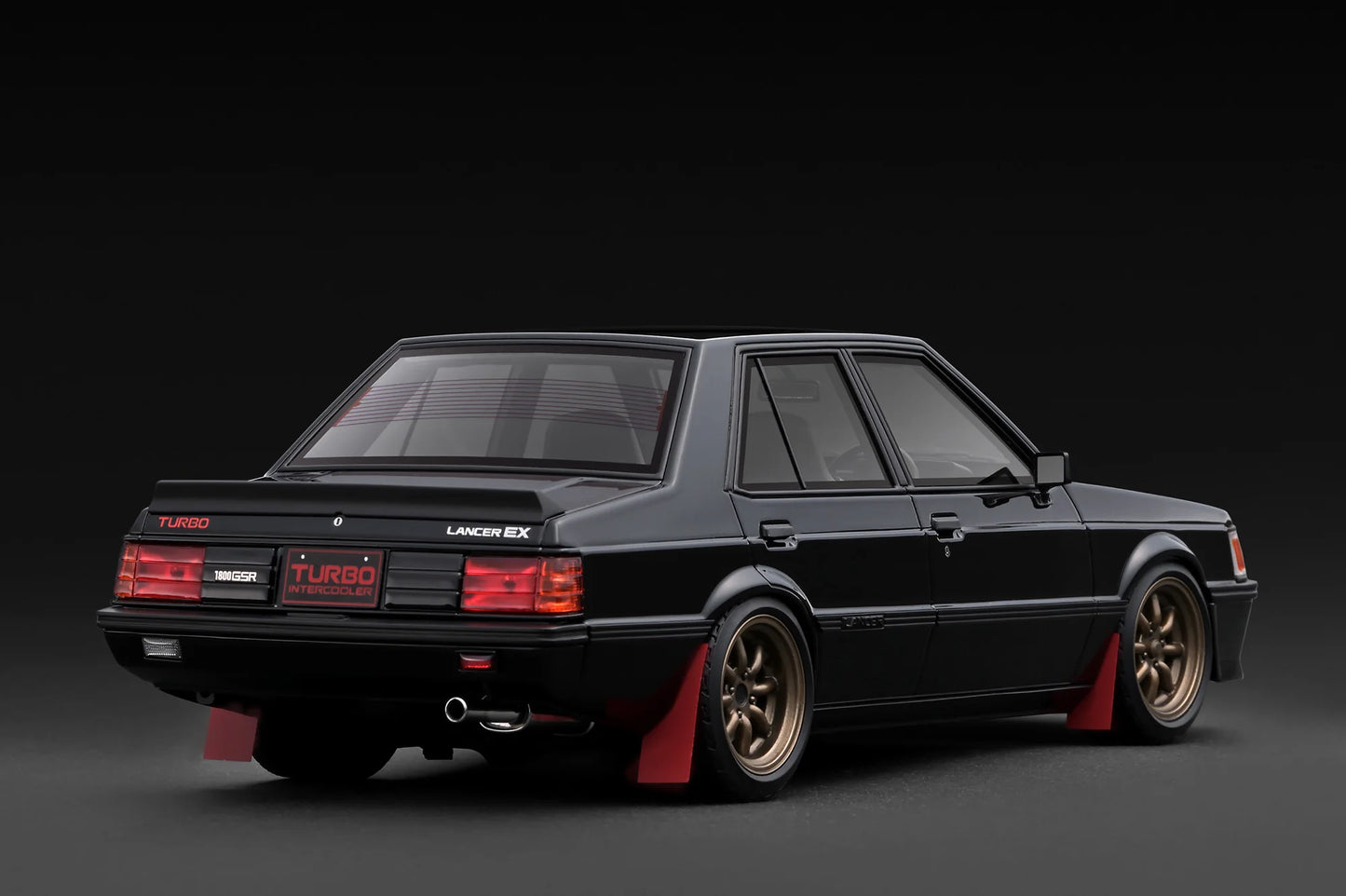 IG3966 Mitsubishi Lancer EX GSR Turbo (A175A) Black 1/18 Ignition Model