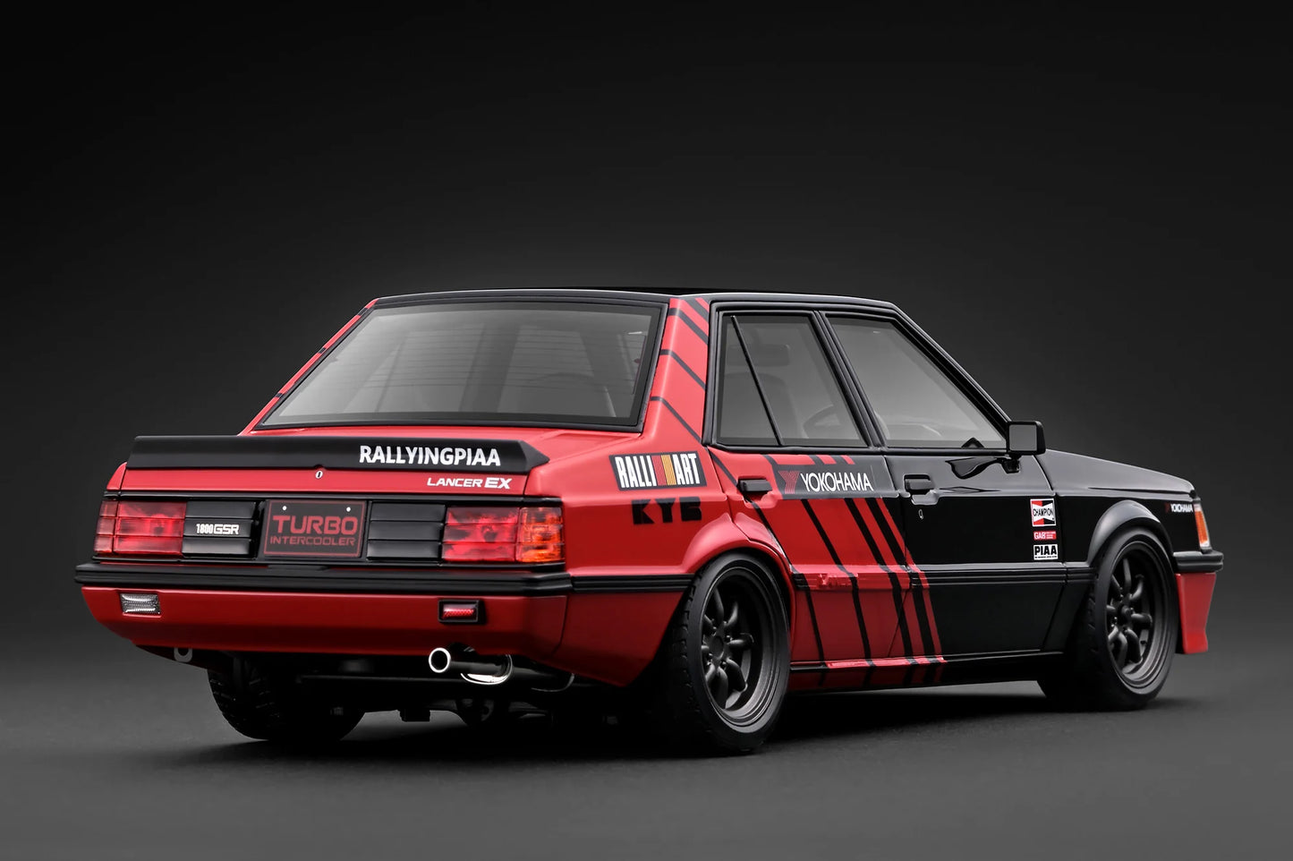 IG3968 Mitsubishi Lancer EX GSR Turbo (A175A) Black 1/18 Ignition Model (PRE-ORDER)