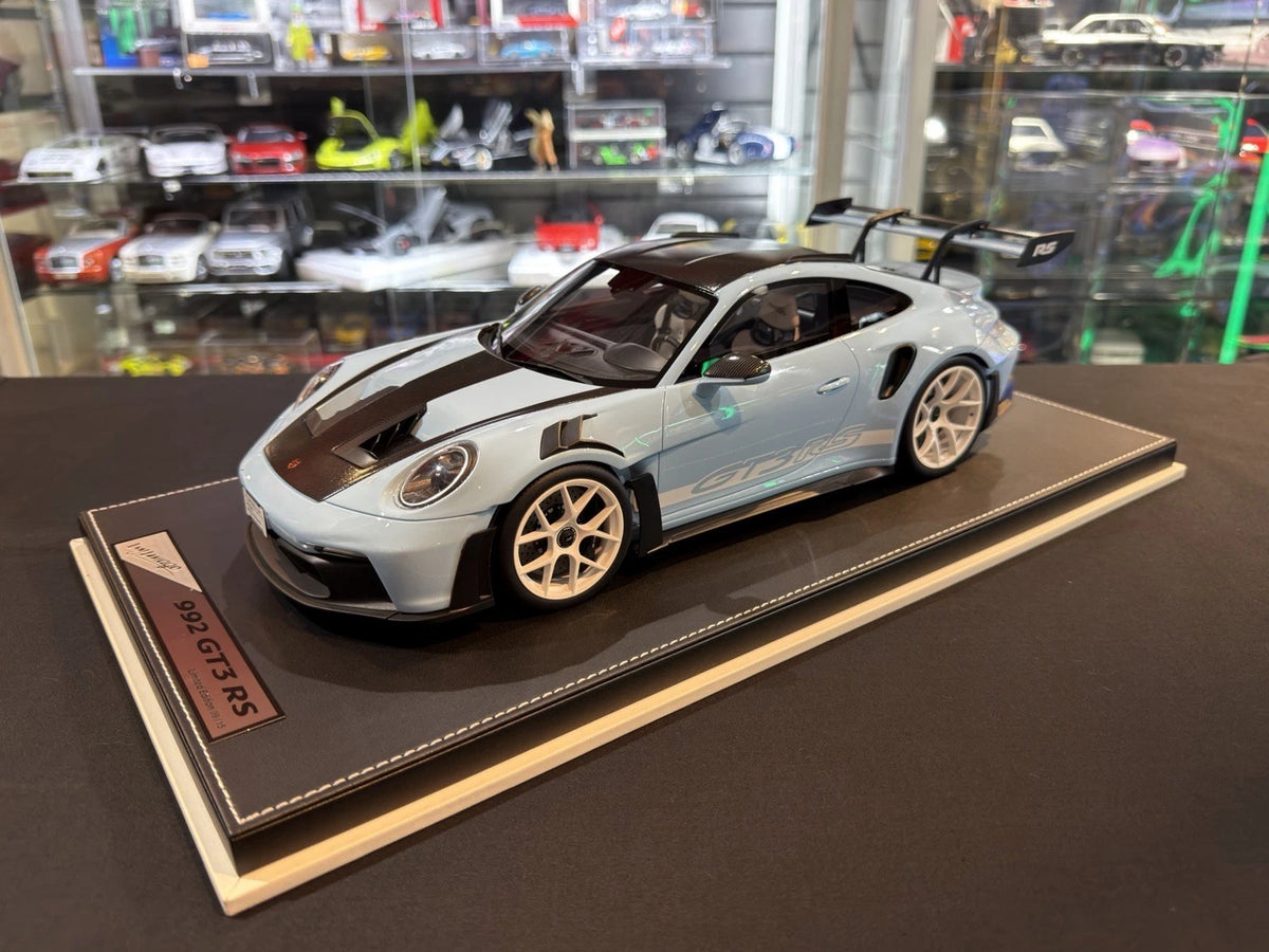Ivy Model 1/12 Porsche 911 GT3 RS Weissach Package (Gulf Edition) w/Acrylic Case