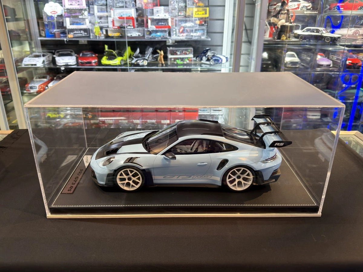 Ivy Model 1/12 Porsche 911 GT3 RS Weissach Package (Gulf Edition) w/Acrylic Case