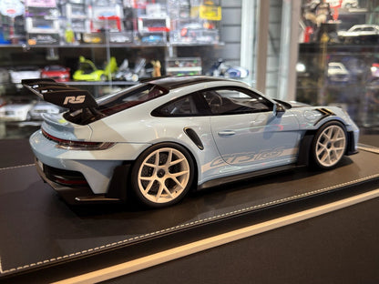 Ivy Model 1/12 Porsche 911 GT3 RS Weissach Package (Gulf Edition) w/Acrylic Case