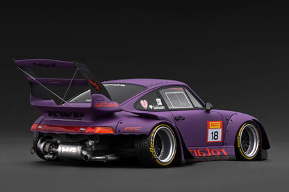 IG4042 Porsche RWB 993 Matte Purple w/Mr. Nakai - 1/18 Ignition Model