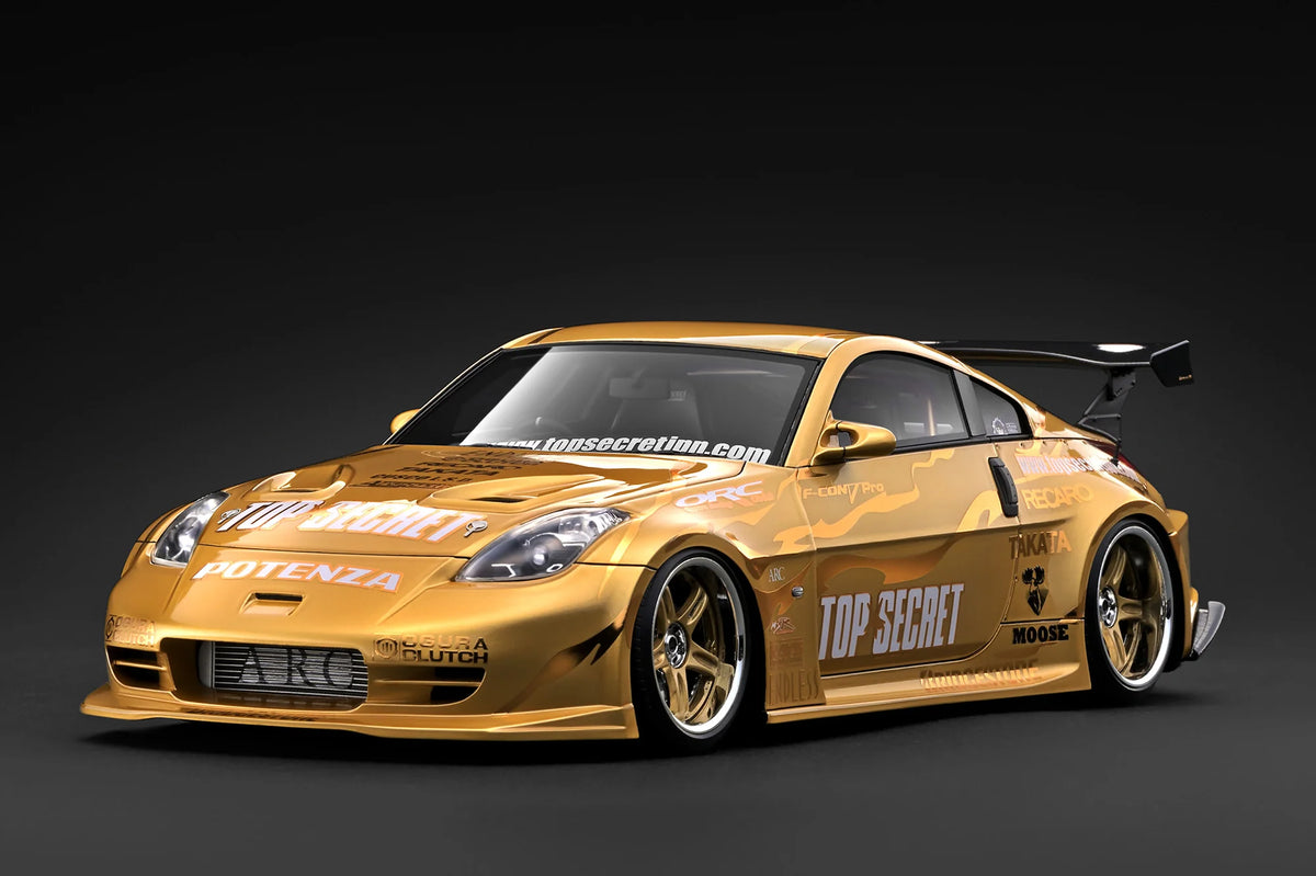 IG4046 Top Secret Nissan Fairlady Z (Z33) Gold 1/18 Ignition Model (PRE-ORDER)