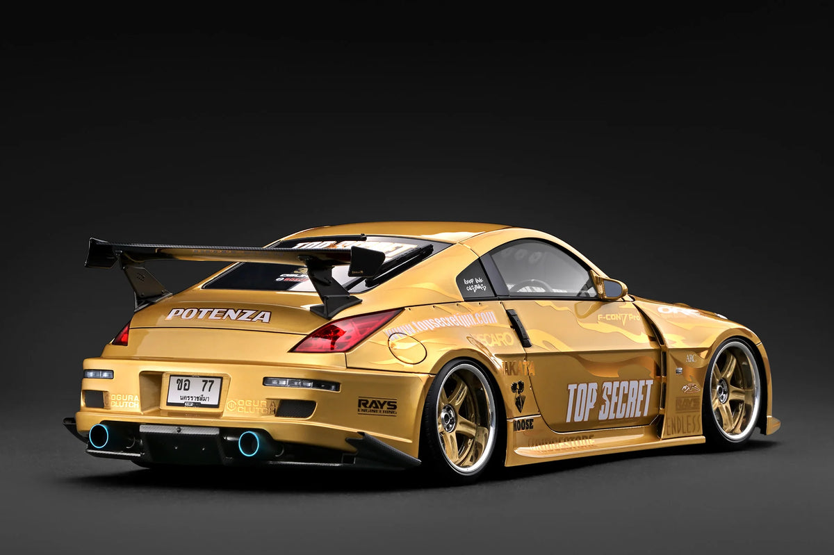IG4046 Top Secret Nissan Fairlady Z (Z33) Gold 1/18 Ignition Model (PRE-ORDER)