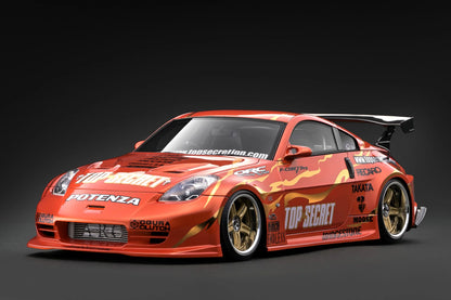 IG4050 Top Secret Nissan Fairlady Z (Z33) Orange Metallic 1/18 Ignition Model (PRE-ORDER)
