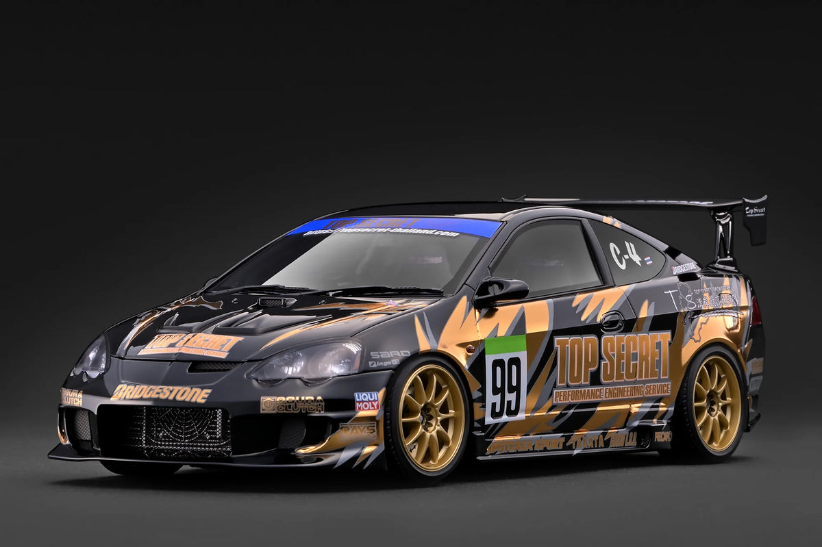 IG4056 TOP SECRET Honda Integra (DC5) Black 1/18 Ignition Model (PRE-ORDER)