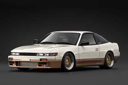 IG4072 Nissan Sileighty S13 (White/Gold) 1/18 Ignition Model (PRE-ORDER)