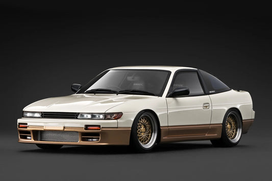IG4072 Nissan Sileighty S13 (White/Gold) 1/18 Ignition Model (PRE-ORDER)