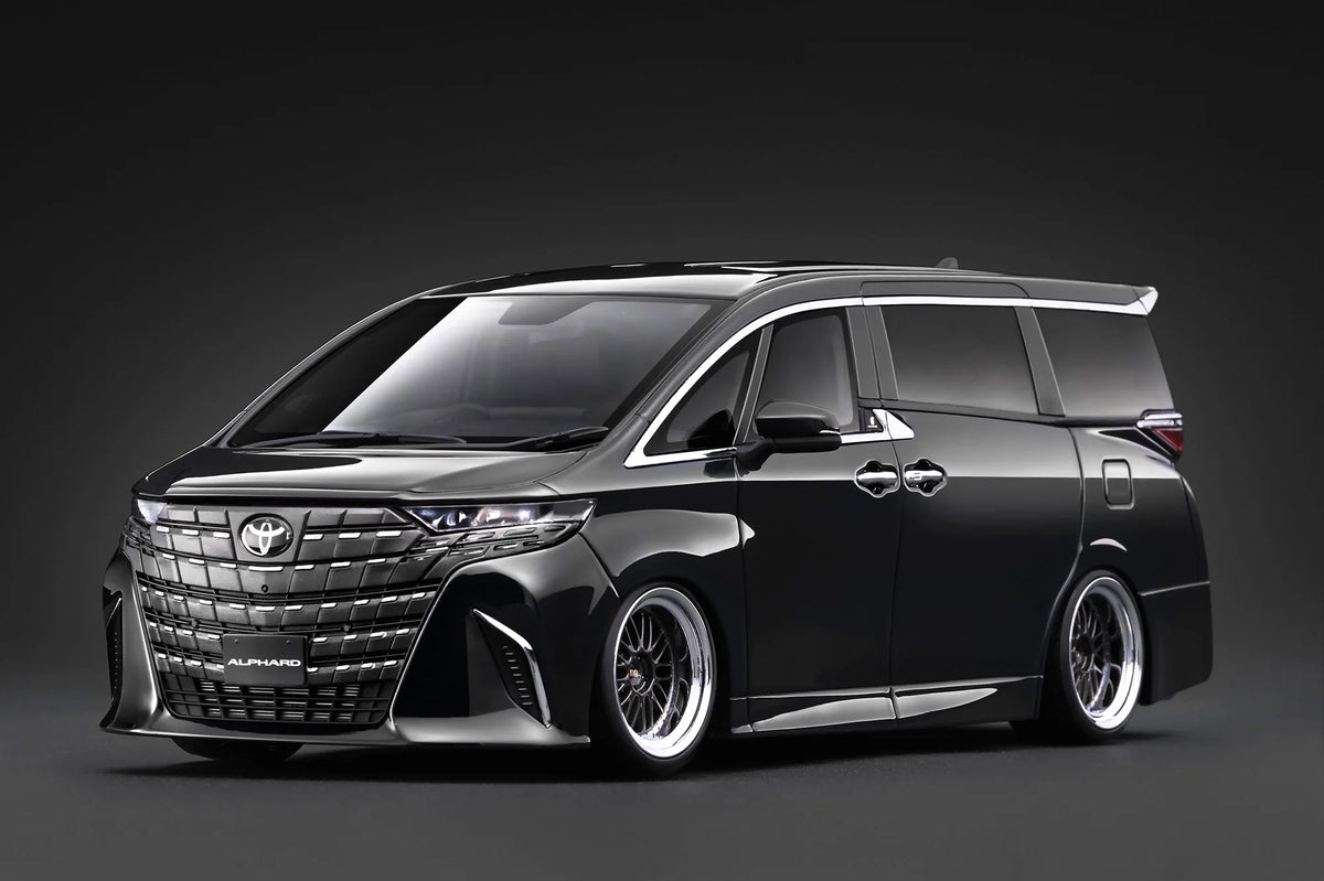 IG4082 Toyota ALPHARD Z (H40W) Black 1/18 Ignition Model (PRE-ORDER)