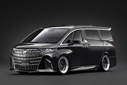 IG4082 Toyota ALPHARD Z (H40W) Black 1/18 Ignition Model (PRE-ORDER)