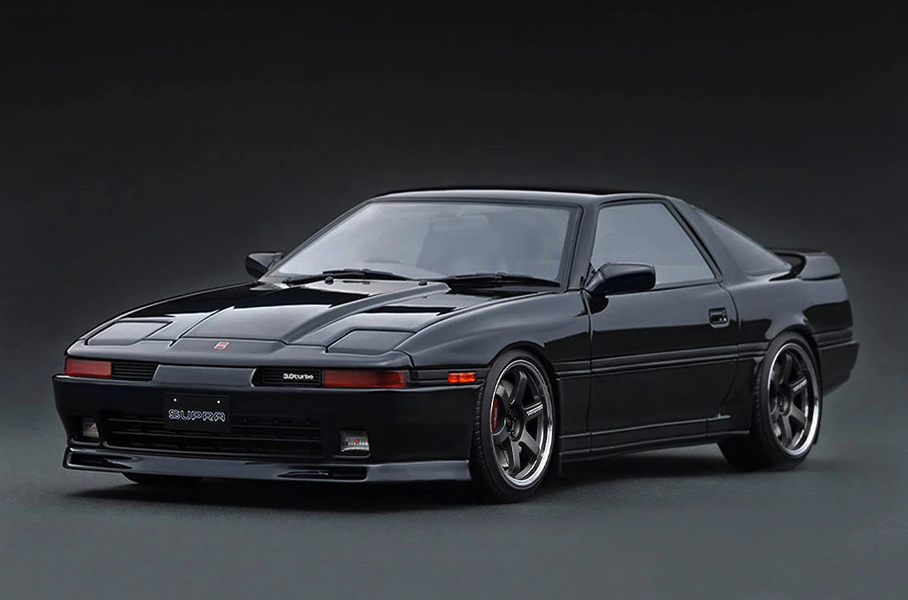 IG4107 Toyota Supra 3.0GT Turbo LIMITED (MA70) Black 1/18 Ignition Model PRE-ORDER