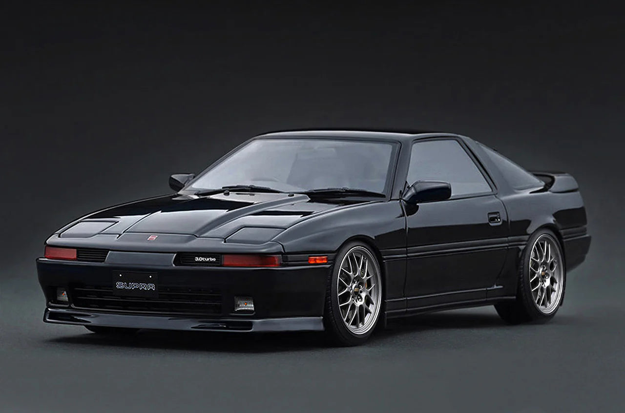 IG4108 Toyota Supra 3.0GT Turbo LIMITED (MA70) Black 1/18 Ignition Model (PRE-ORDER)
