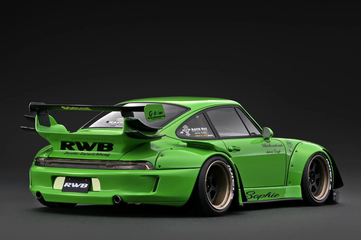 IG4144 Porsche RWB 993 Green 1/18 Ignition Model (PRE-ORDER)