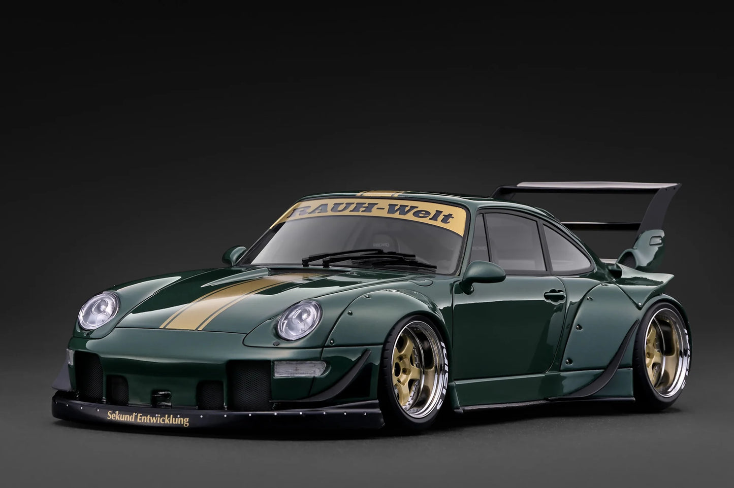 IG4145 Porsche RWB 993 Green Metallic 1/18 Ignition Model (PRE-ORDER)
