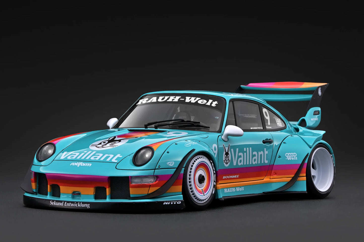 IG4146 Porsche RWB 993 Green 'Vaillant' 1/18 Ignition Model (PRE-ORDER)