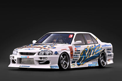 IG4195 URAS Nissan Skyline ER34 2004 D1 Spec Replica 1/18 Ignition Model (PRE-ORDER)
