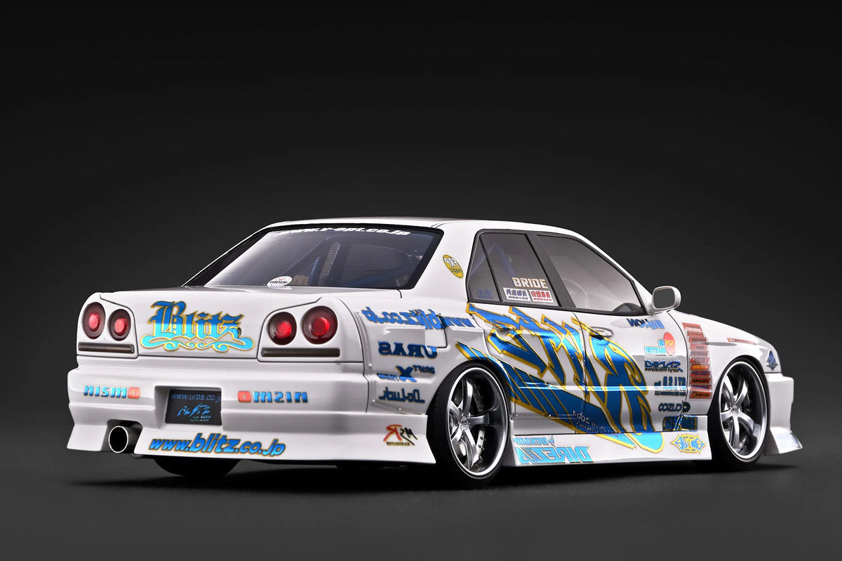 IG4195 URAS Nissan Skyline ER34 2004 D1 Spec Replica 1/18 Ignition Model (PRE-ORDER)