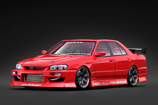 IG4198 URAS Nissan Skyline ER34 Red Metallic 1/18 Ignition Model (PRE-ORDER)