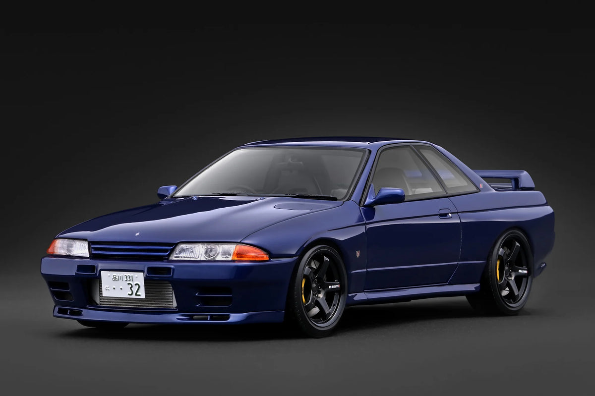IG4241 Nissan Skyline GT-R BNR32 S&S Limited Version Blue Metallic 1/18 Ignition Model - (PRE-ORDER)