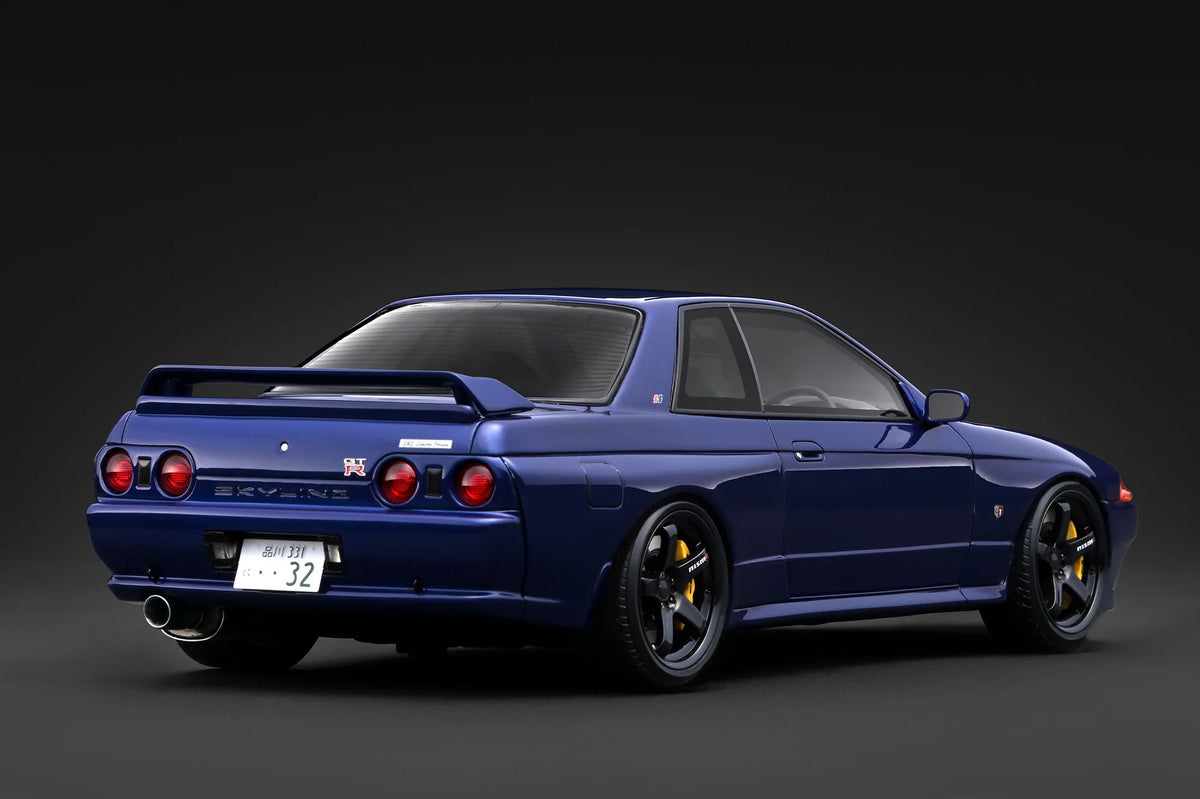 IG4241 Nissan Skyline GT-R BNR32 S&S Limited Version Blue Metallic 1/18 Ignition Model - (PRE-ORDER)