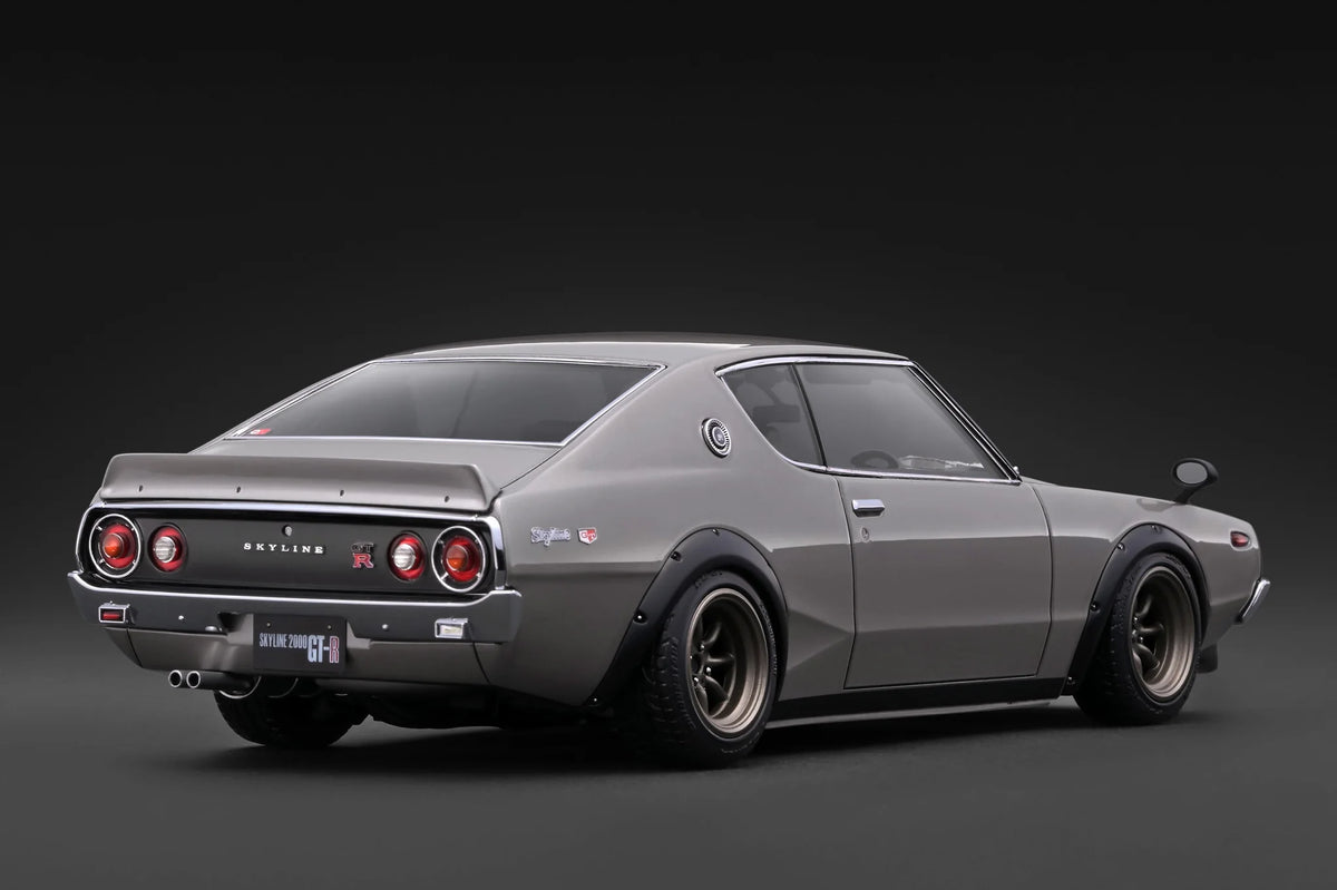 IG4254 Nissan Skyline 2000 GT-R (KPGC110) Silver w/Engine 1/18 Ignition Model (PRE-ORDER)