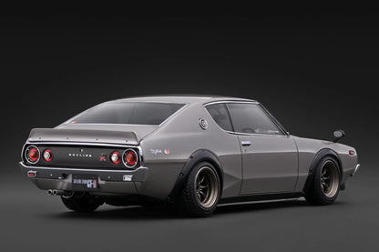 IG4254 Nissan Skyline 2000 GT-R (KPGC110) Silver w/Engine 1/18 Ignition Model (PRE-ORDER)